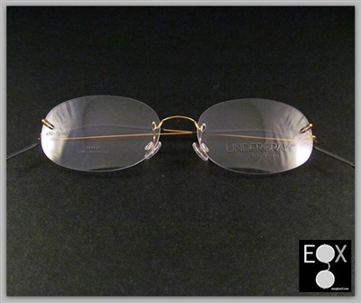 Rimless glasses-Undergram 450 in gold