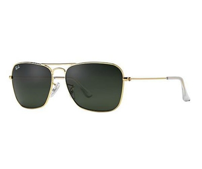 Ray Ban Caravan RB3136 Prescription Rx Sunglasses in Arista-Gold