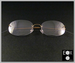 Rimless glasses-Undergram 450 in gold