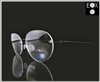 Rimless glasses-Undergram 610 black