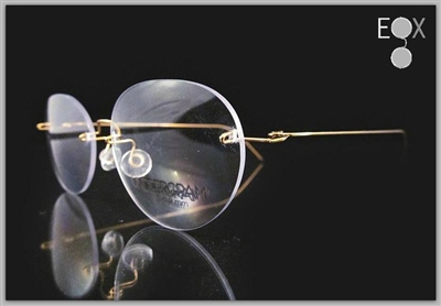 Rimless glasses-Undergram 610 gold