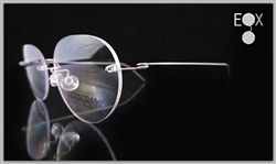 Rimless glasses-Undergram 610 silver