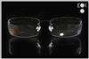 Rimless glasses-Undergram 661 in black