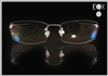 Rimless glasses-Undergram 661 in silver