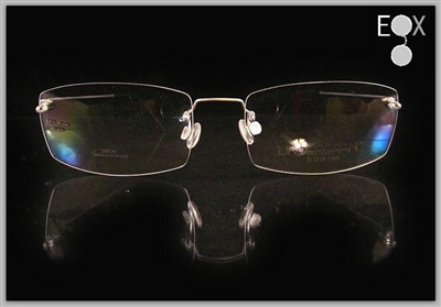 Rimless glasses-Undergram 661 in silver