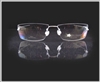 Rimless glasses-Undergram 810 in silver