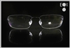 Rimless glasses-Undergram 877 in black